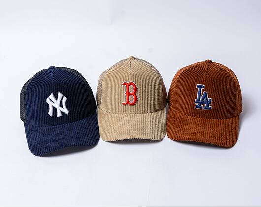 Kappe New Era - 9FORTY Trucker Cord - NY Yankees - Navy