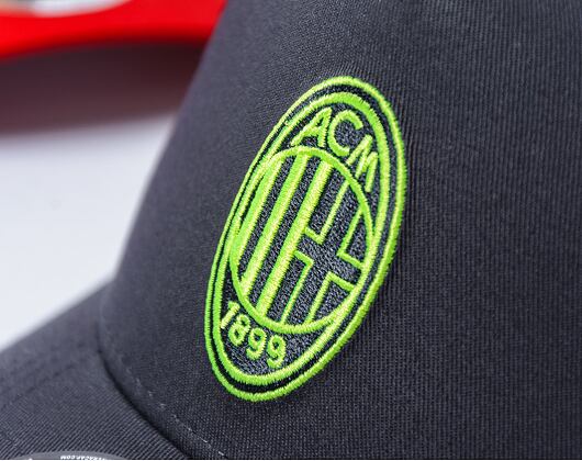 Kappe New Era - 9FORTY Trucker Seasonal - AC Milan - Grey Heather