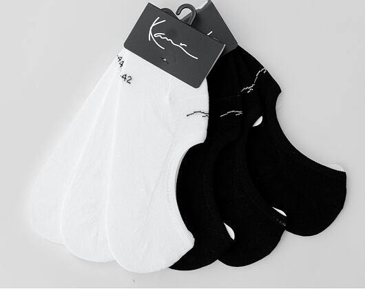 Socken Karl Kani Signature Invisible Socks 3 Pack white