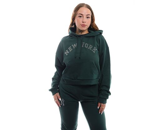 Damen Pullover New Era - Diamante Hoody - NY Yankees - Dark Green