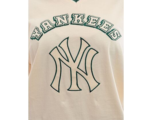 Damen T-Shirt New Era - Graphic Tee - NY Yankees - Beige / Navy