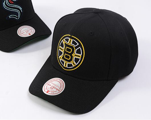 Kappe Mitchell & Ness - Neon Logo Pro Snapback - Boston Bruins - Black
