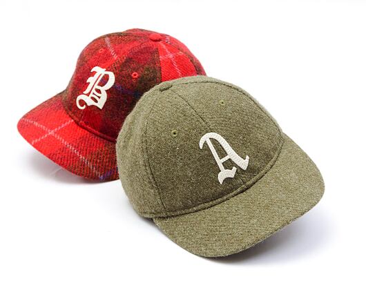 Kappe New Era - 9FIFTY Retro Crown Harris Tweed - Oakland Athletics - New Olive