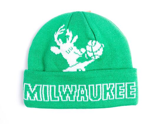 Mütze Mitchell & Ness - K.O. Knit Hwc - Milwaukee Bucks - Green