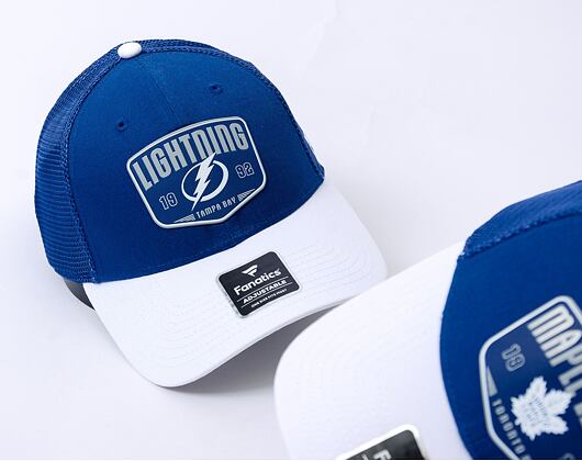Kappe Fanatics - Tampa Bay Lightning - A/CAP Structured Adjustable Meshback - Blue Cobalt/White