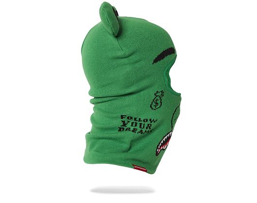 Sturmhaube Sprayground - Green Money Bear Balaclava
