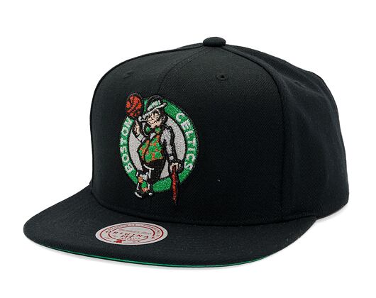 Kappe Mitchell & Ness - Shine On Snapback - Boston Celtics - Black