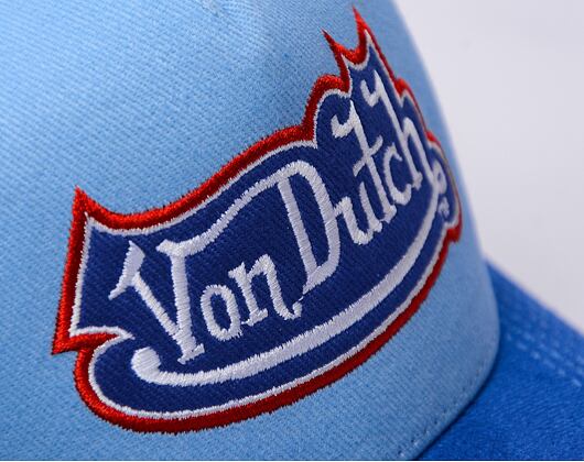 Kappe Von Dutch - Trucker Rockford - Cot Twill/ Suede - Blue/ Red