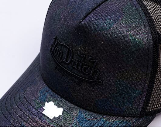 Kappe Von Dutch - Trucker Newark - Caps - Cot Twill Denim - Black