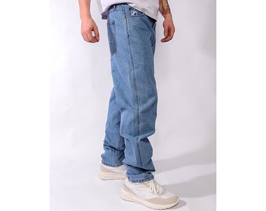 Hose Karl Kani Small Signature Baggy Five Pocket Denim vintage mid blue
