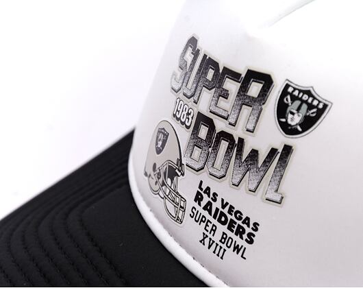 Kappe New Era - NFL Superbowl 9FORTY Trucker - Las Vegas Raiders - Black