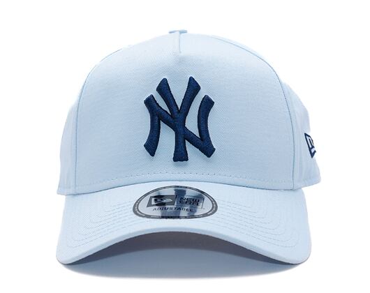 Kappe New Era - MLB Essential 9FORTY A-Frame - NY Yankees - Pastel Blue / Navy