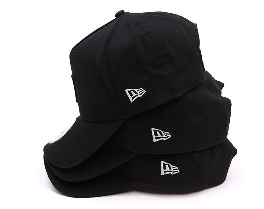 Kappe New Era - NFL Metallic Patch 9FORTY A-Frame - Las Vegas Raiders - Black / Silver