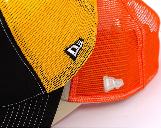 Kappe New Era - Summer Patch 9FORTY Trucker - Stone / Orange