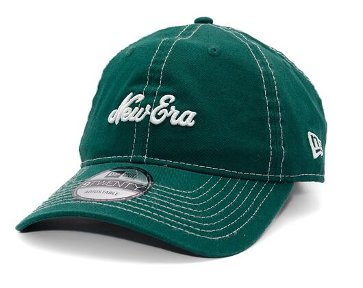 Kappe New Era - Contrast Stitch 9TWENTY - Dark Green / White
