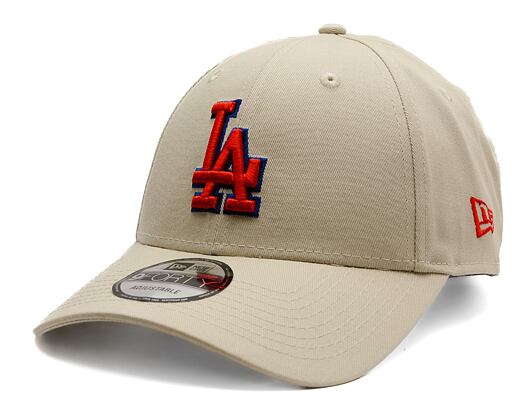 Kappe New Era - MLB Side Patch 9FORTY - LA Dodgers - Stone