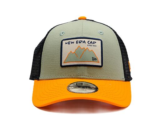 Kinder Cap New Era - Outdoor 9FORTY TRUCKER - Mintgrün / Papaya Orange