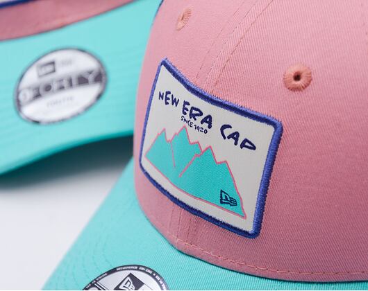 Kinder Kappe New Era - Outdoor 9FORTY TRUCKER - Pink / Teal
