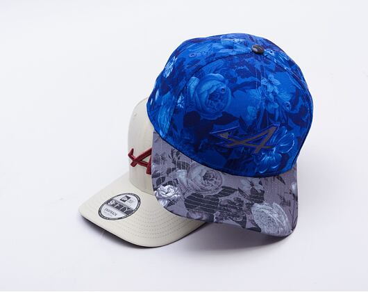 Kappe New Era - F1 Tonal Floral 9FIFTY Original Fit - Alpine Racing - Light Navy / Graphite