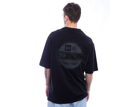 T-Shirt New Era - Sticker Tee Oversized - Black