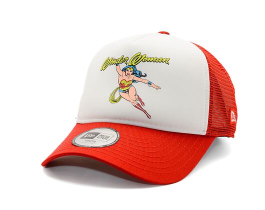 Kinder Kappe New Era - Warner Bros Wonder Woman 9FORTY Trucker - Scarlet