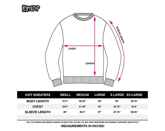 Strickpullover Rip N Dip - Lord Nermal Flippy Knitty Sweater - Black