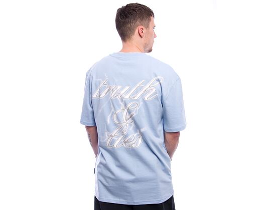 T-Shirt Karl Kani - Retro T&L Backprint Tee light - blue/white
