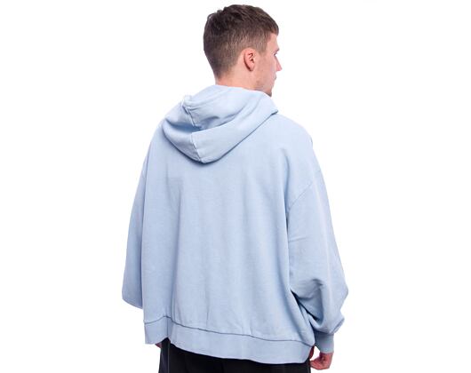 Pullover Karl Kani - College Heavy Crop Zip Hoodie - light blue