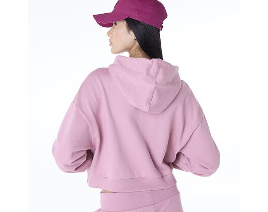 Damen Pullover New Era - MLB Floral Graphic Crop Hoodie - LA Dodgers - Pink