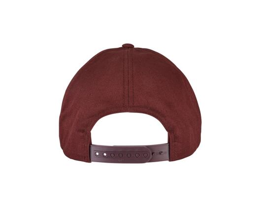 Kappe Yupoong 5-Panel Curved Classic Snapback burgundy