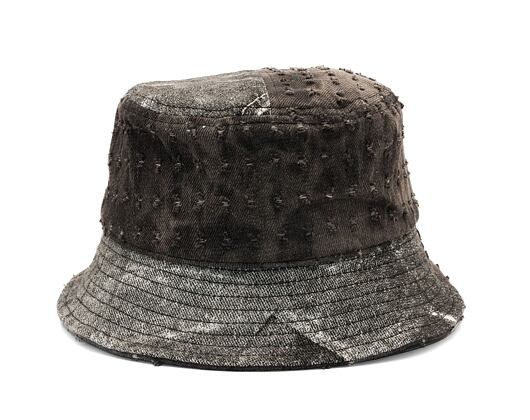 Hut Kangol - Denim Mashup Bucket - Black Trompe L'Oeil