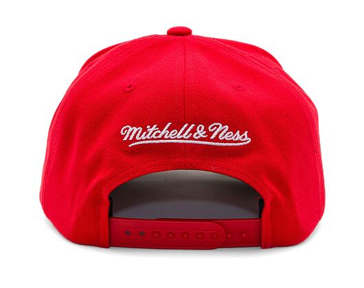 Kappe Mitchell & Ness - Calgary Flames - Team Ground 2.0 Pro Snapback - Red
