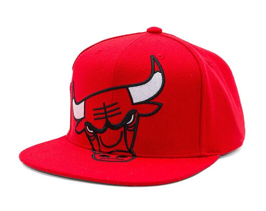 Kappe Mitchell & Ness - Chicago Bulls - Big Time Snapback - Red