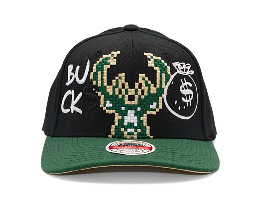 Kappe Adam Wave - Custom NBA Money Bag - Milwaukee Bucks - Black/Green