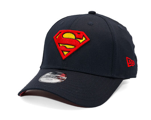 Kinder Kappe New Era - WARNER BROS DC Print 9FORTY - Superman - Navy