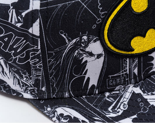 Kinder Kappe New Era - WARNER BROS DC Print 9FIFTY - Batman - Yellow / Black