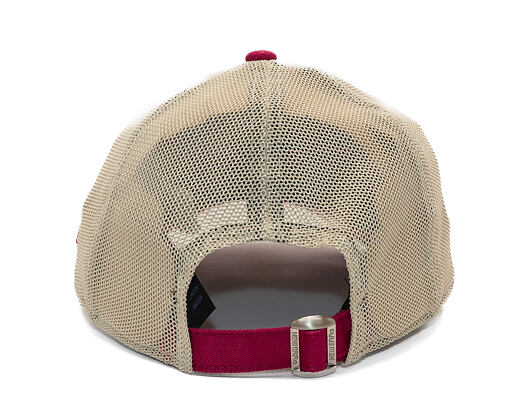 Kappe New Era - MLB Washed Mesh 9TWENTY - Oakland Athletics - Cherry / Stone
