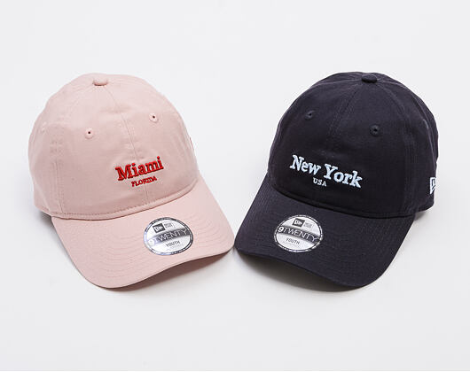Kinder Kappe New Era - Branded City 9TWENTY - Pink / Scarlet