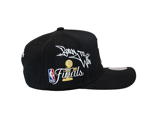 Kappe Mitchell & Ness - NBA Born To Win Pro Snapback - Golden State Warriors - Black
