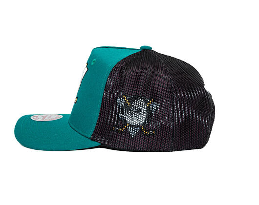 Kappe Mitchell & Ness - NHL Tremor Trucker Vntg - Anaheim Ducks - Teal