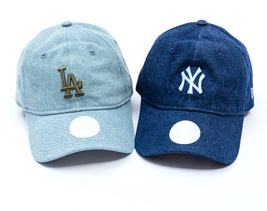 Damen Kappe New Era - MLB Denim 9TWENTY - NY Yankees - Navy / Blue