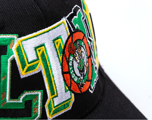 Kappe Mitchell & Ness - NBA Hyper Type Pro Snapback - Boston Celtics - Black