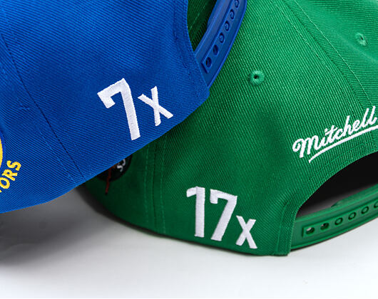 Kappe Mitchell & Ness - NBA Winners Circle Snapback - Golden State Warriors - Blue