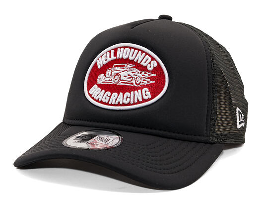 Kappe New Era - Branded Graphic Patch 9FORTY Trucker - Black / Cherry