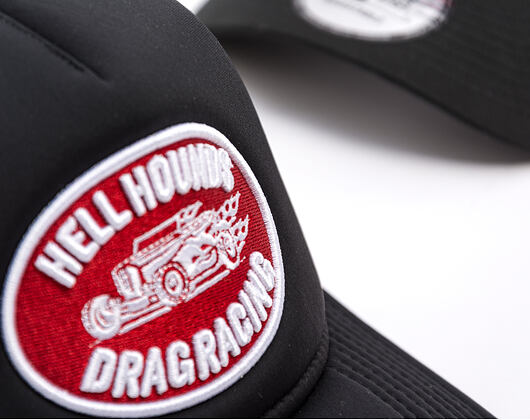 Kappe New Era - Branded Graphic Patch 9FORTY Trucker - Black / Cherry