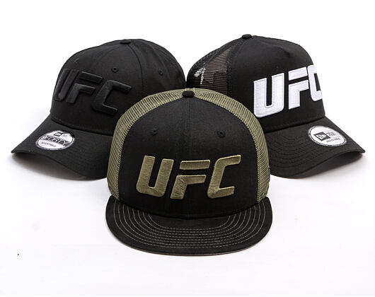 Kappe New Era - UFC MMA 9FIFTY Suede - Black / Olive