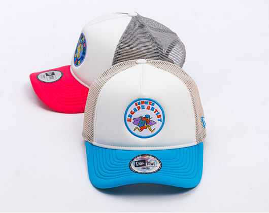 Kinder Baseballkappe New Era - Branded Graphic Patch 9FORTY Trucker - Blau