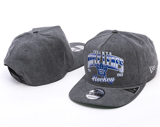 Kappe New Era -  9FIFTY A-Frame NHL Washed - Toronto Maple Leafs - Black