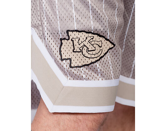 Shorts New Era - NFL Pinstripe Shorts - Kansas City Chiefs - Stone