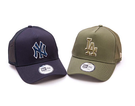 Kappe New Era - MLB Outline 9FORTY Trucker - NY Yankees - Navy